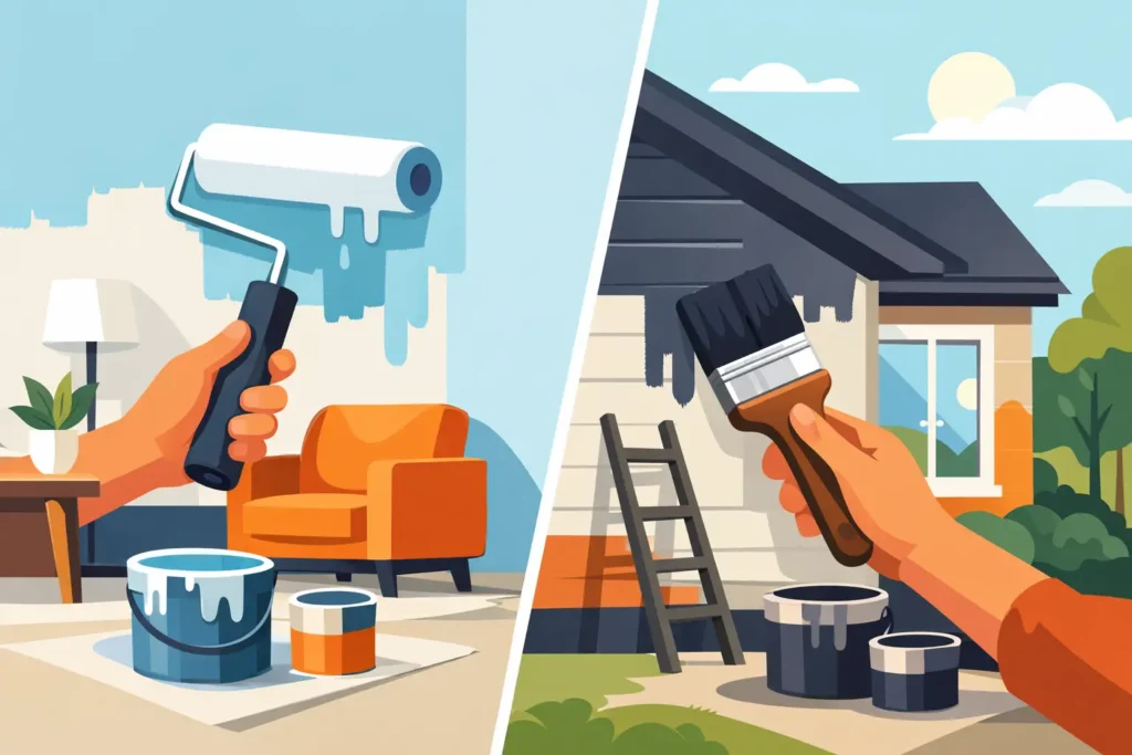 What Makes Interior and Exterior Paint Different? What Makes Interior and Exterior Paint Different?