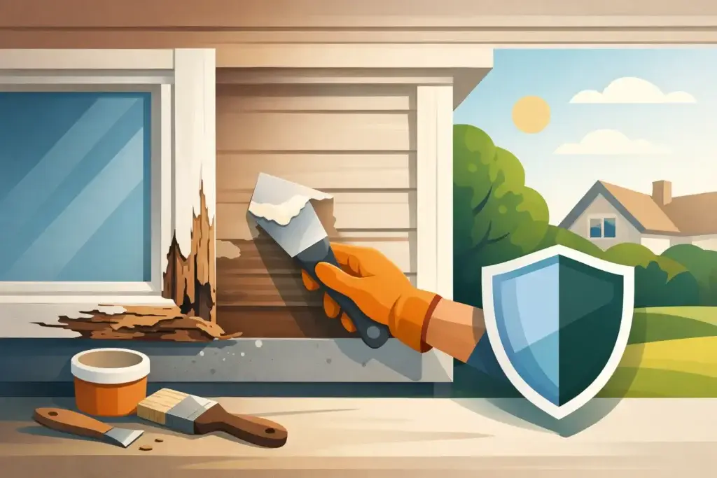 Exterior Wood Rot Repair That Lasts