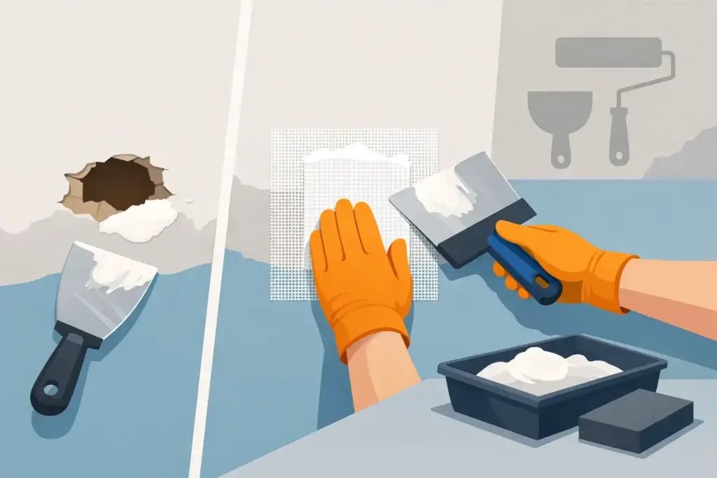 How to Patch Drywall Holes the Right Way