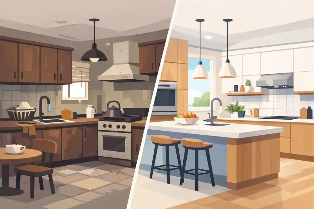 Kitchen Remodel Before and After Ideas Kitchen Remodel Before and After Ideas