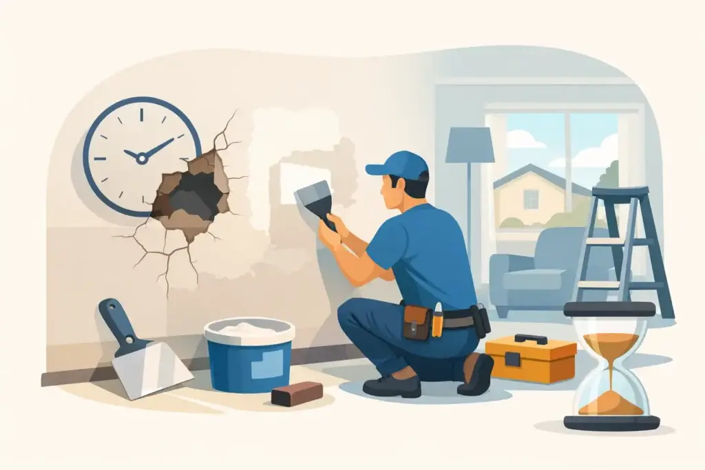 How Long Does Drywall Repair Take at Home?