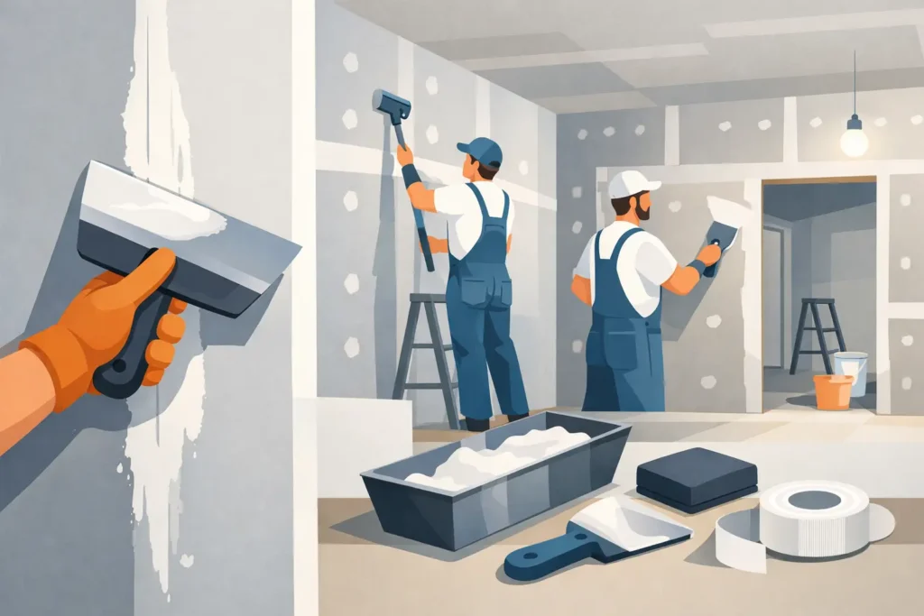 What Does Drywall Finishing Include in a Project?