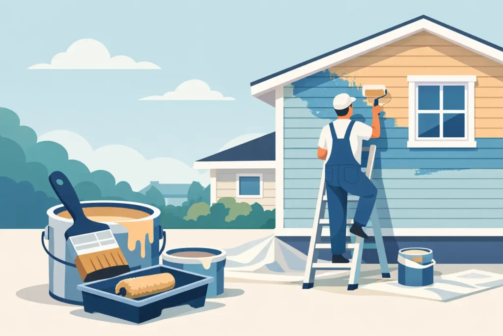 How to Repaint Exterior Siding the Right Way