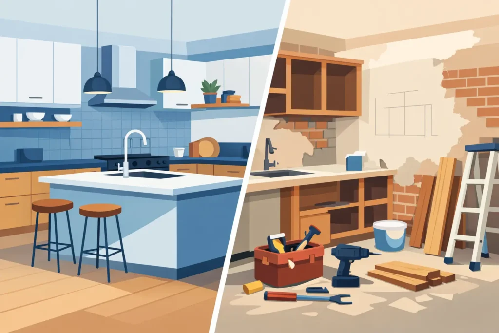 Kitchen Remodel Versus Renovation: Which Fits?